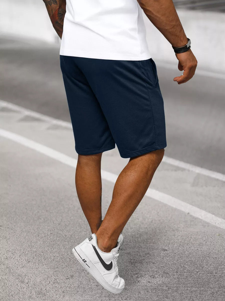 Dark blue men's sports shorts Saravi