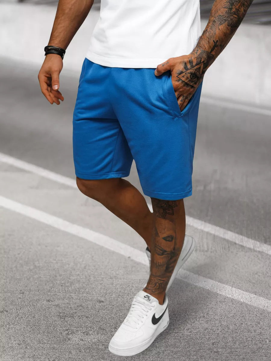 Blue men's sports shorts Saravi