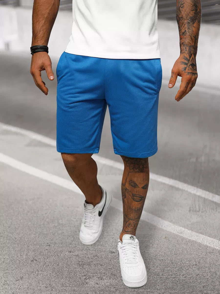 Blue men's sports shorts Saravi