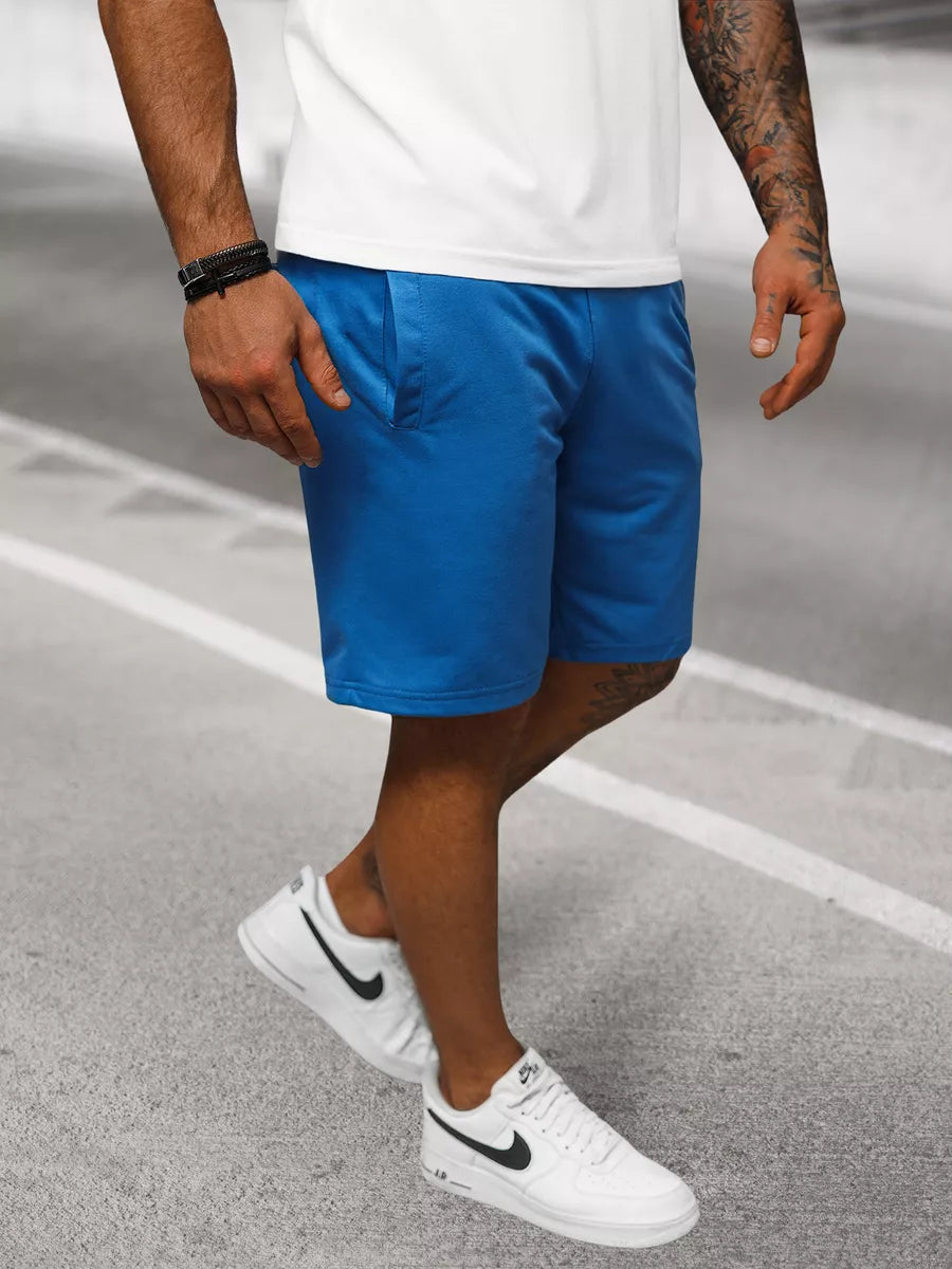 Blue men's sports shorts Saravi
