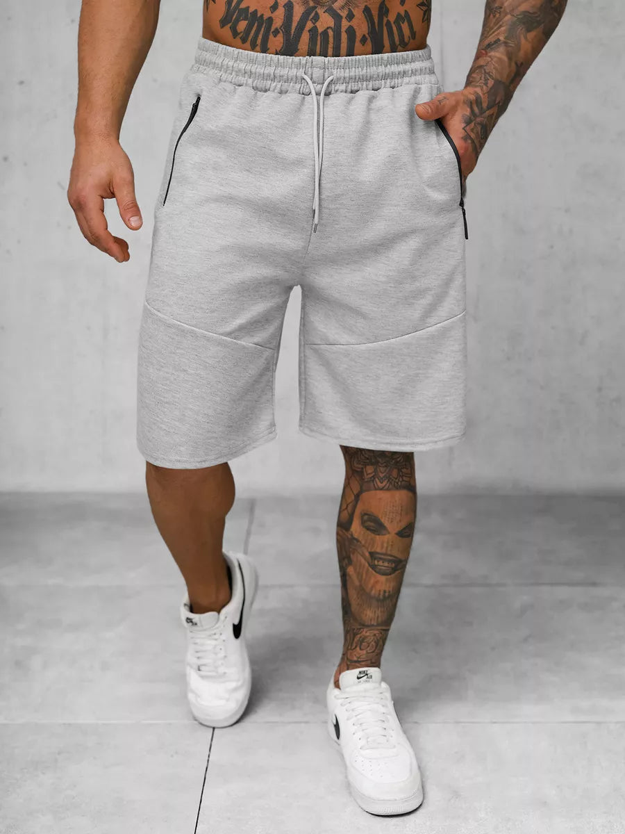 Men's gray sports shorts Novak