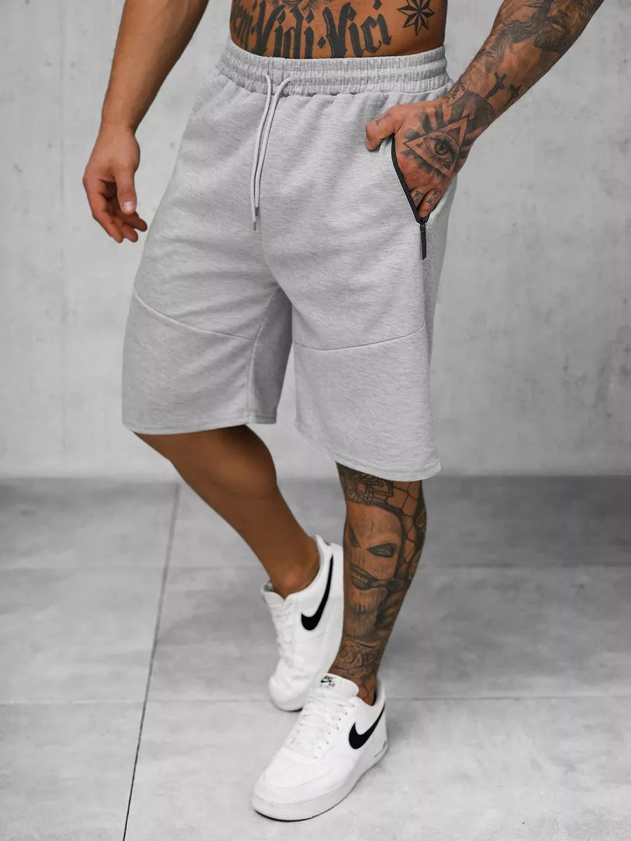 Men's gray sports shorts Novak