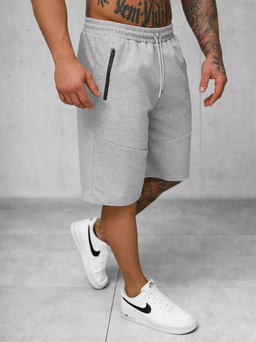 Men's gray sports shorts Novak