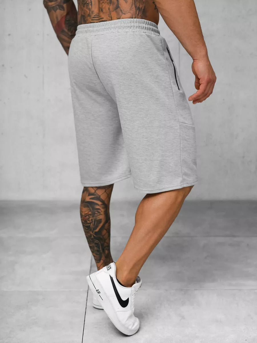 Men's gray sports shorts Novak