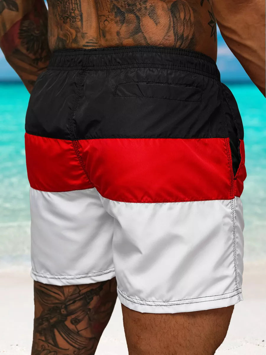Swim shorts black/white Revel