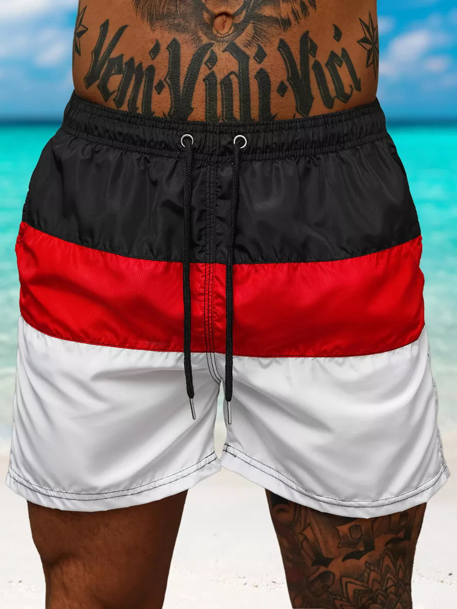 Swim shorts black/white Revel
