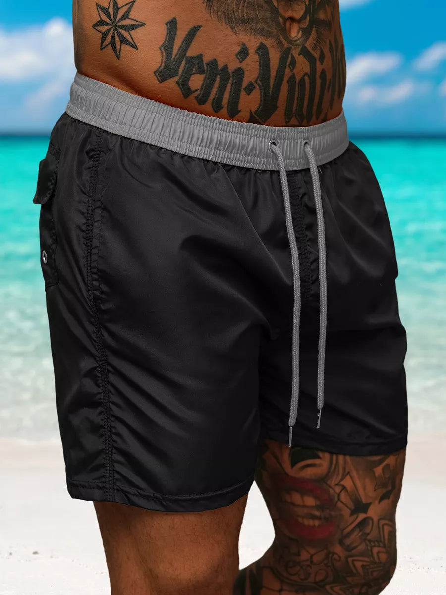 Men's shorts black/gray Renald