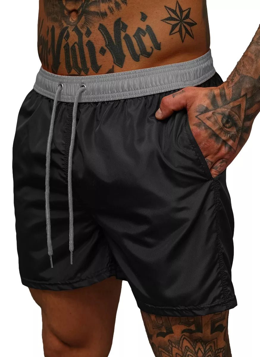 Men's shorts black/gray Renald