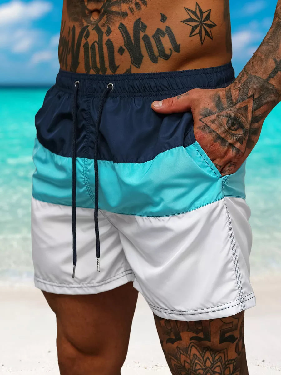Swim shorts navy/white Revel