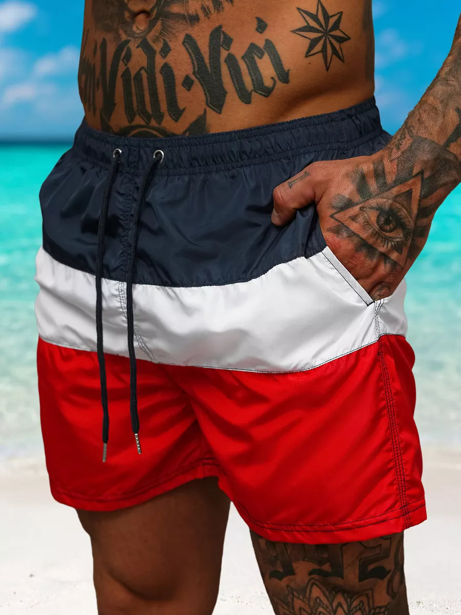 Swim shorts blue/red Revel