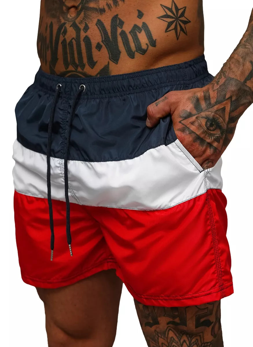 Swim shorts blue/red Revel