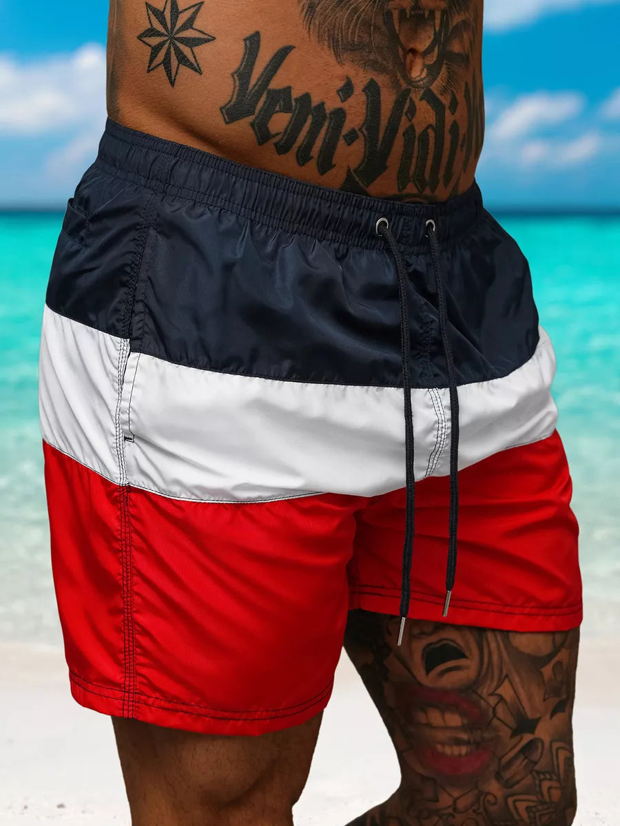 Swim shorts blue/red Revel