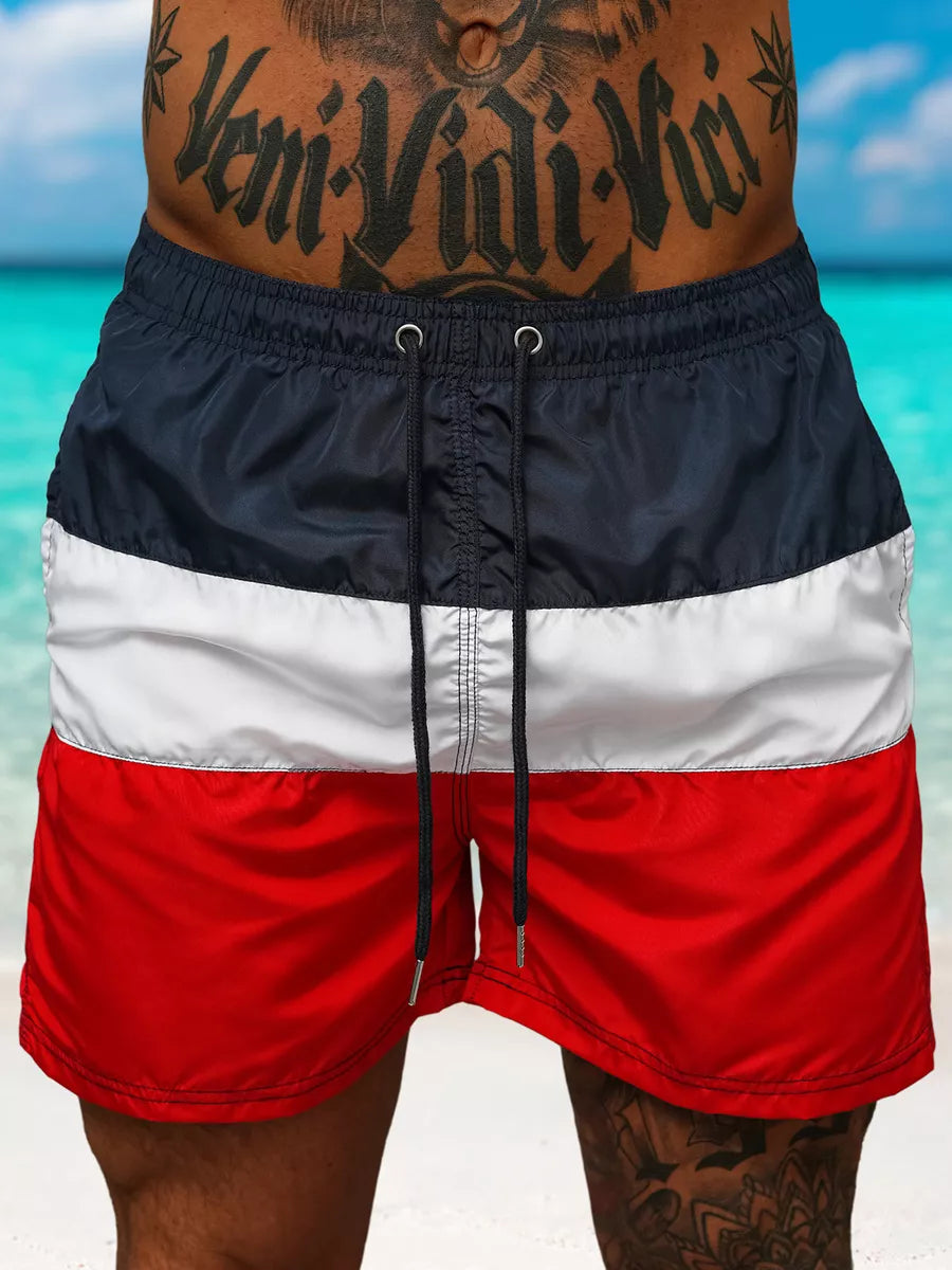 Swim shorts blue/red Revel