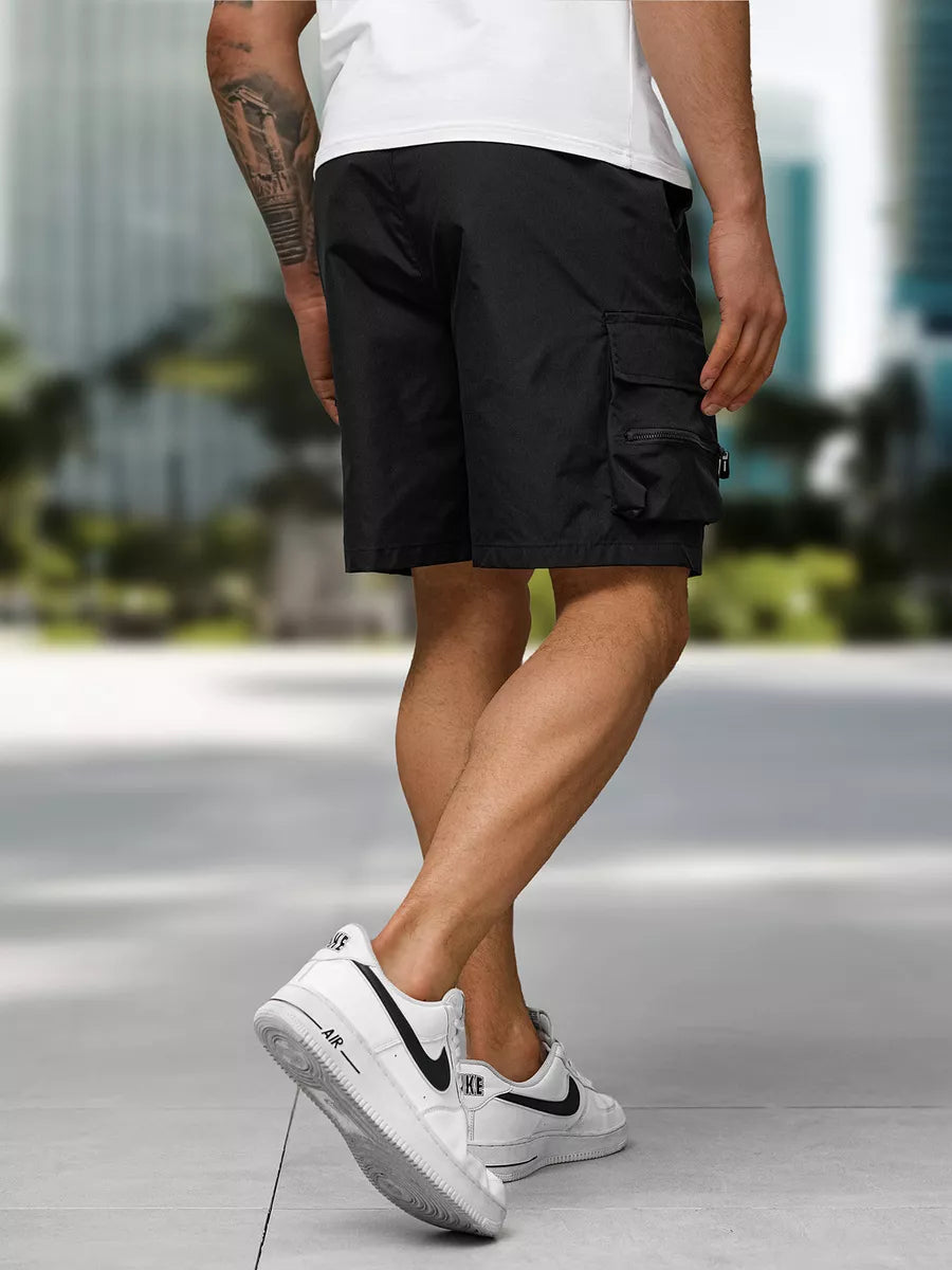 Men's black shorts Devon 