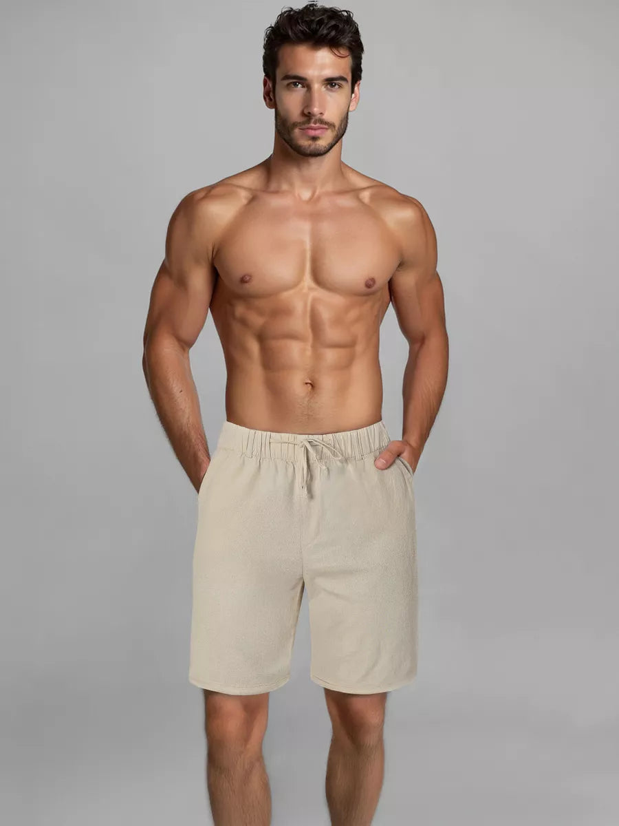 Men's brown shorts Akel