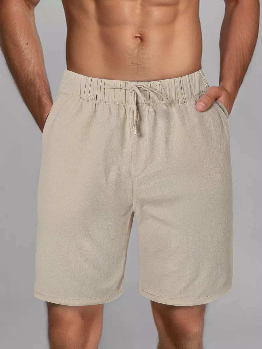 Men's brown shorts Akel
