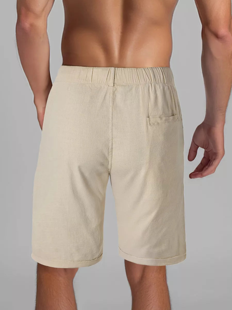Men's brown shorts Akel