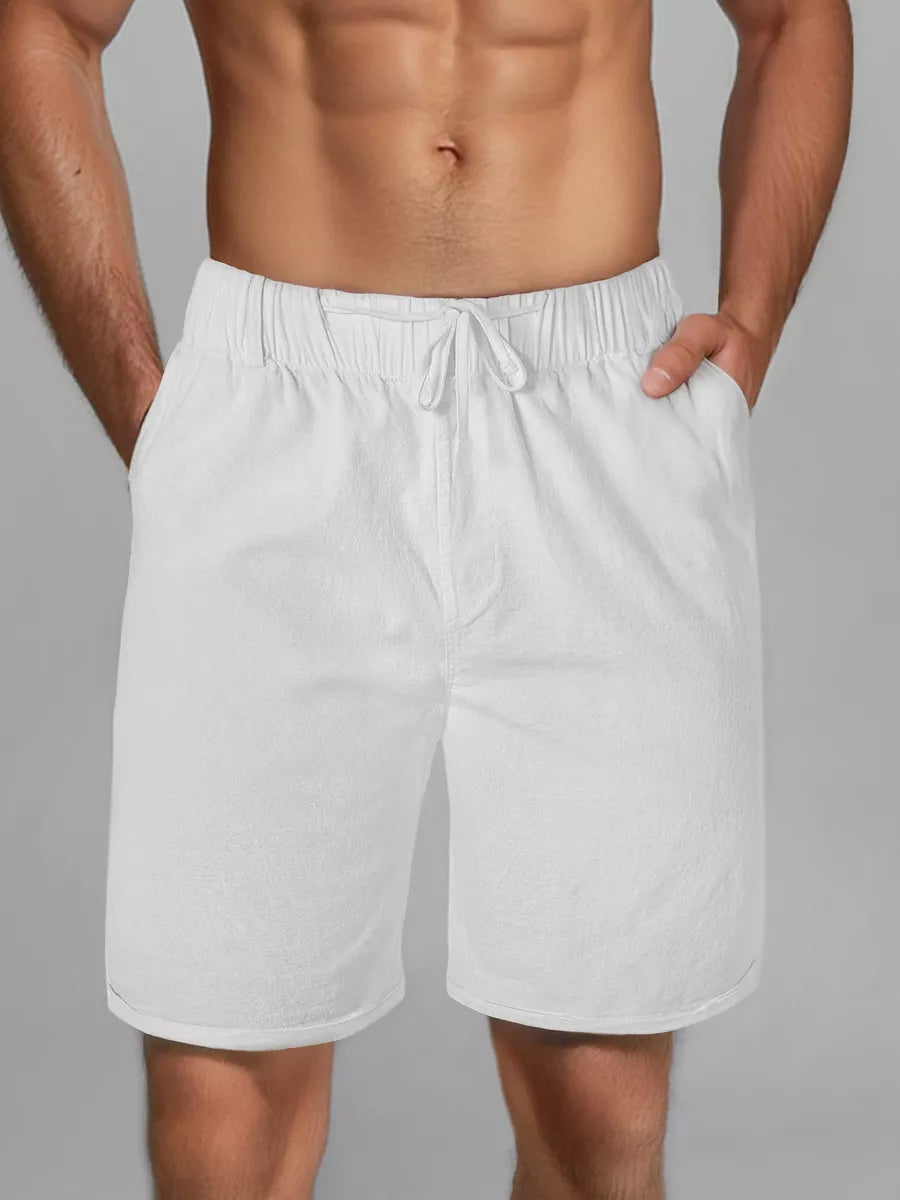 Men's white shorts Akel