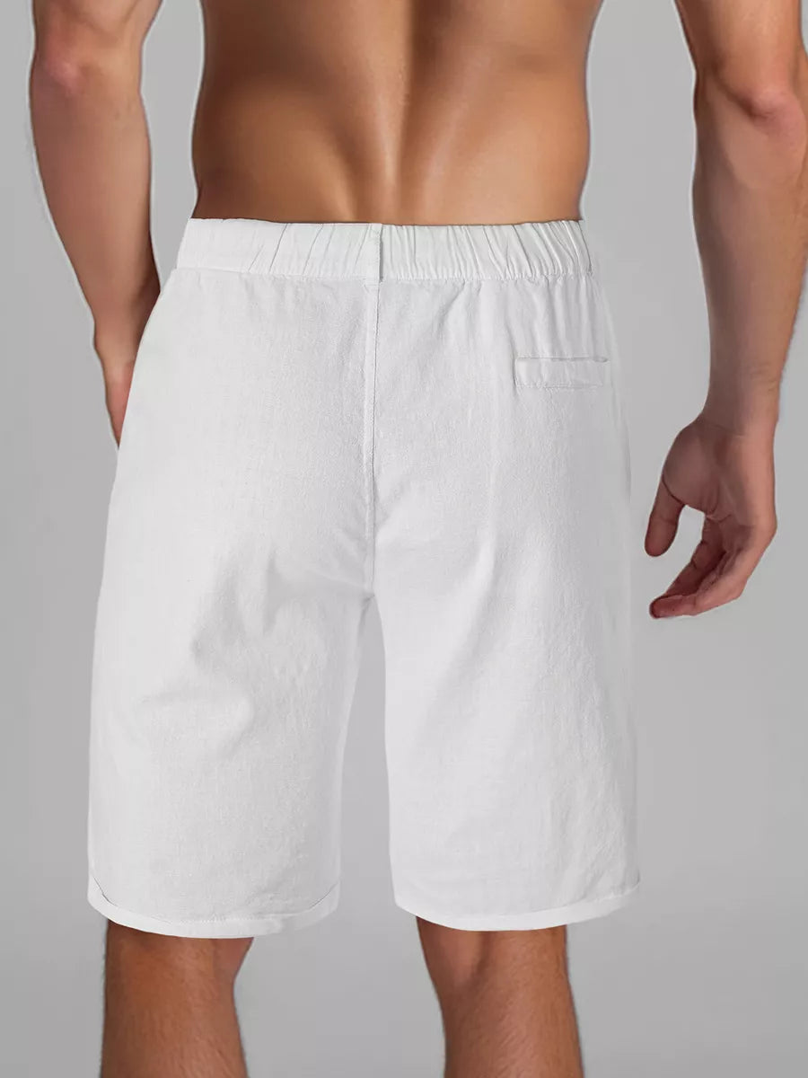 Men's white shorts Akel