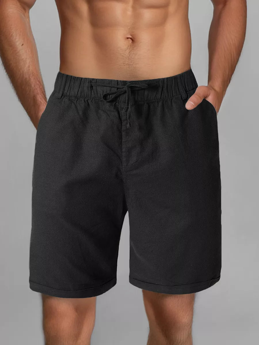 Men's black shorts Akel