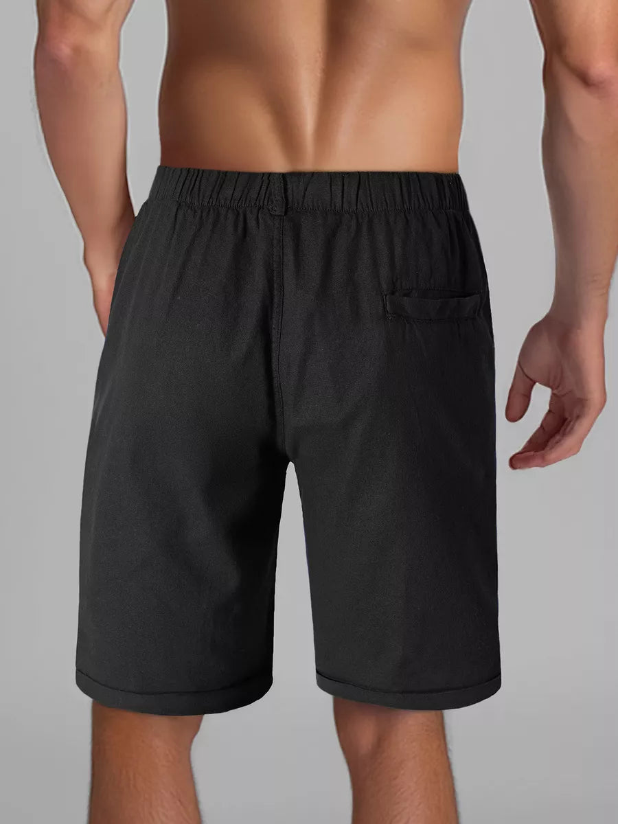 Men's black shorts Akel