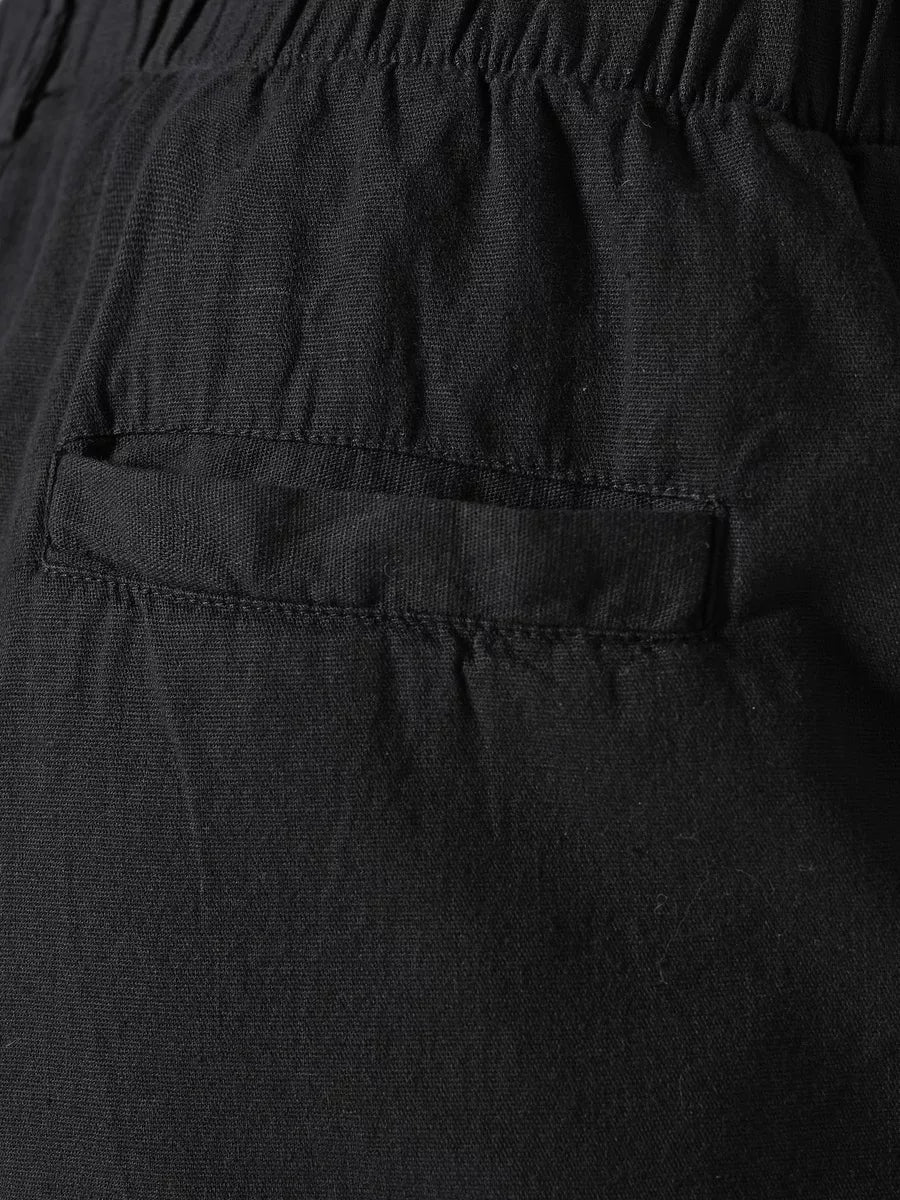 Men's black shorts Akel