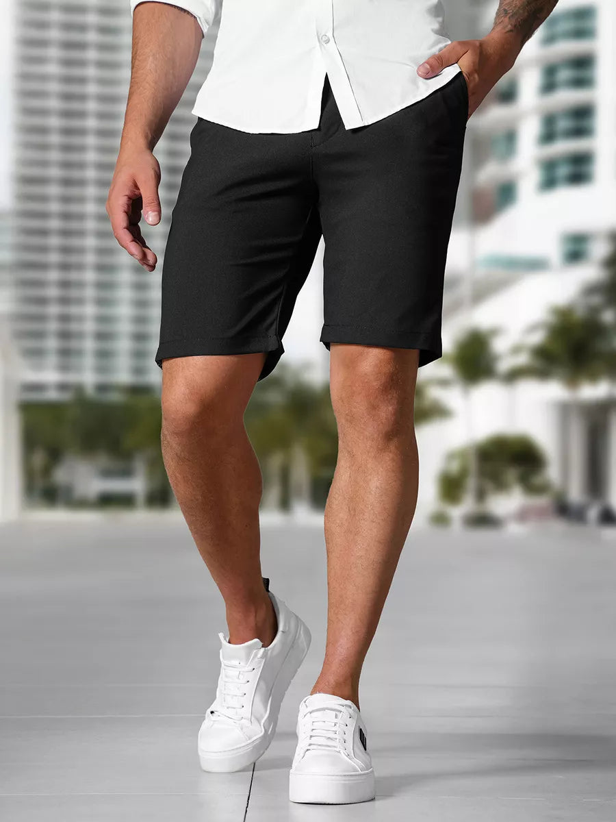Men's black shorts Remo