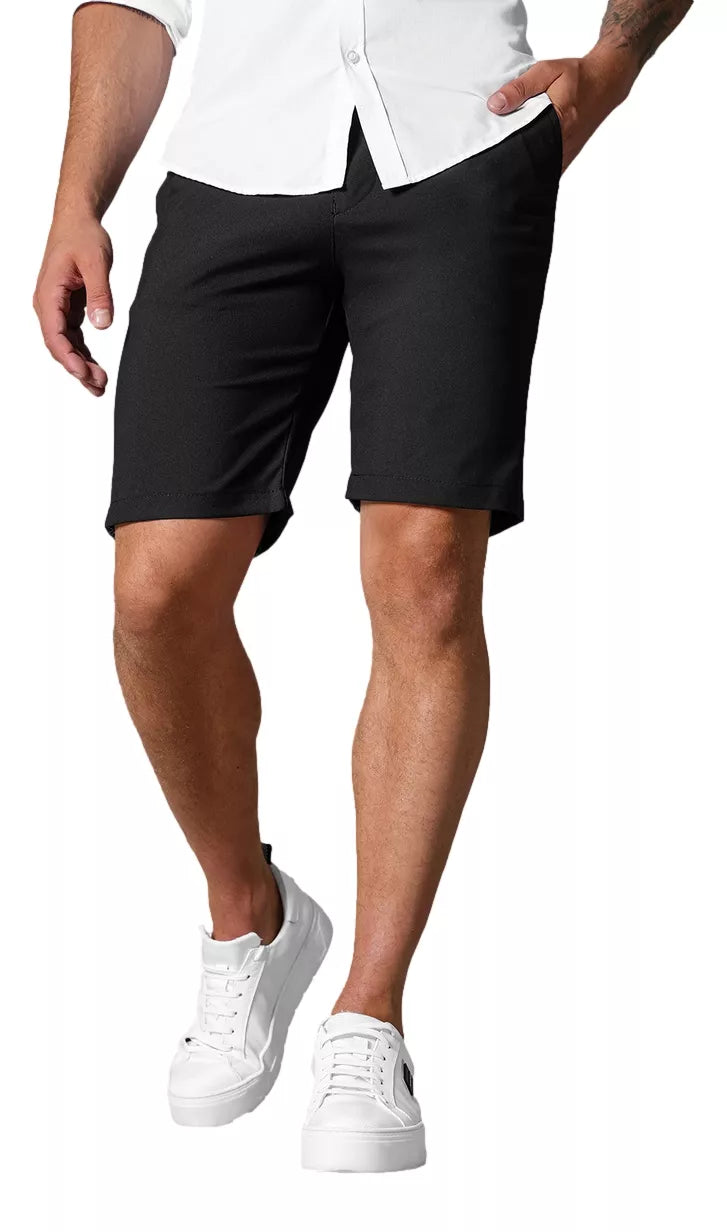 Men's black shorts Remo