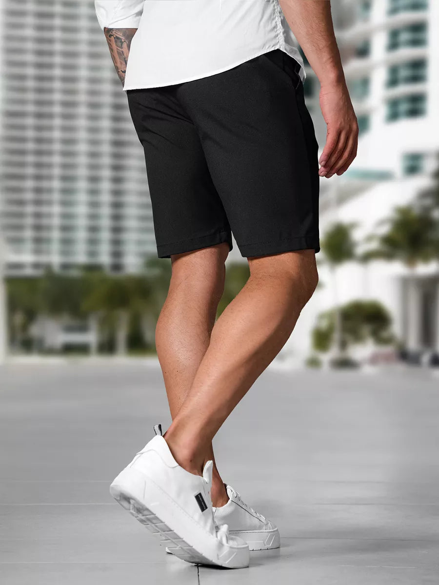 Men's black shorts Remo