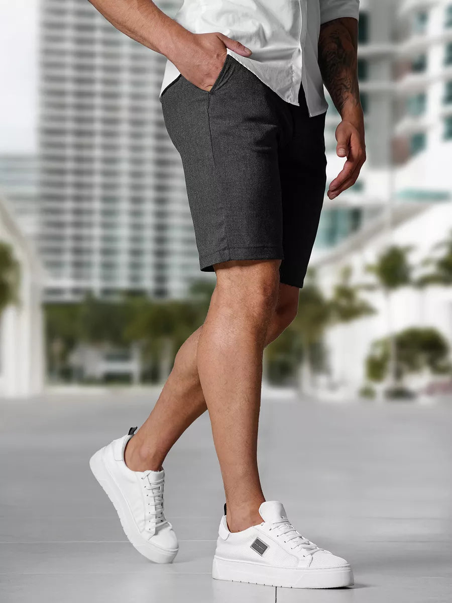 Men's dark gray shorts Remo
