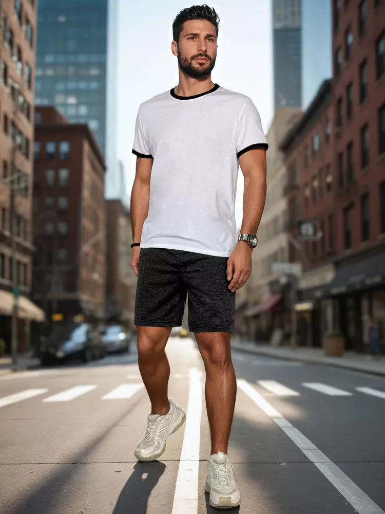 Men's dark gray shorts Beret