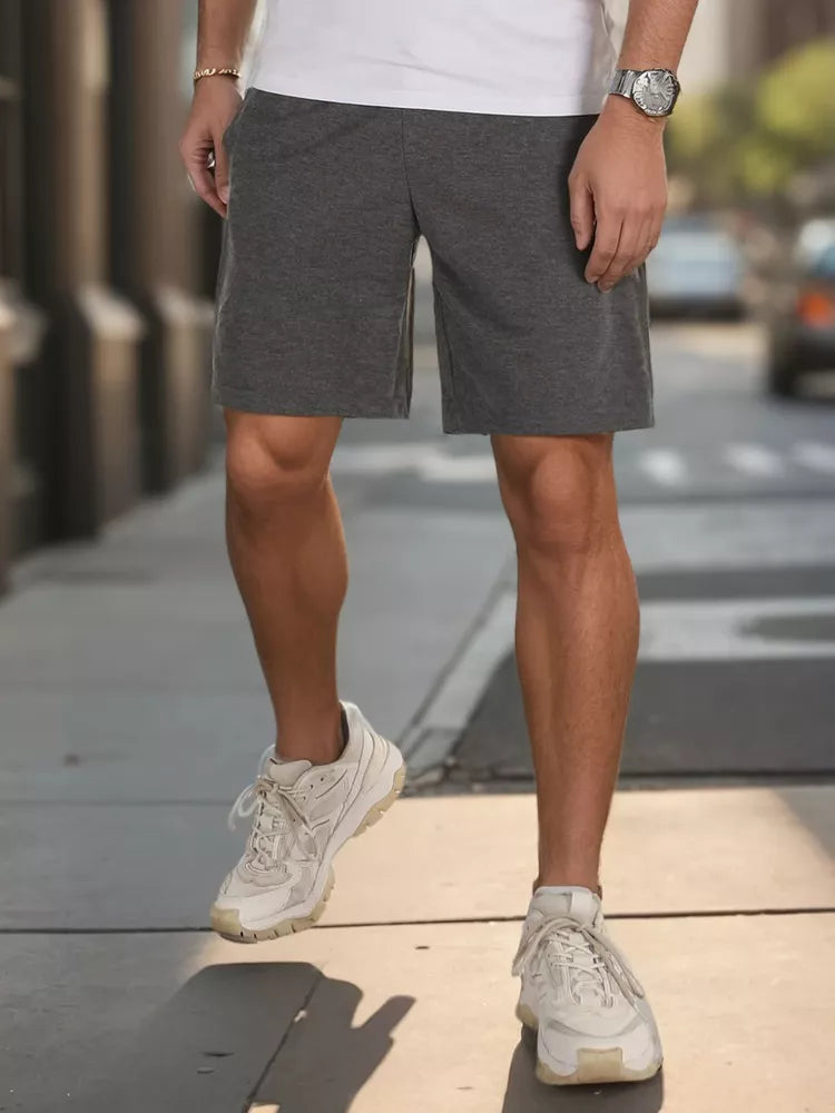 Men's dark gray shorts Light