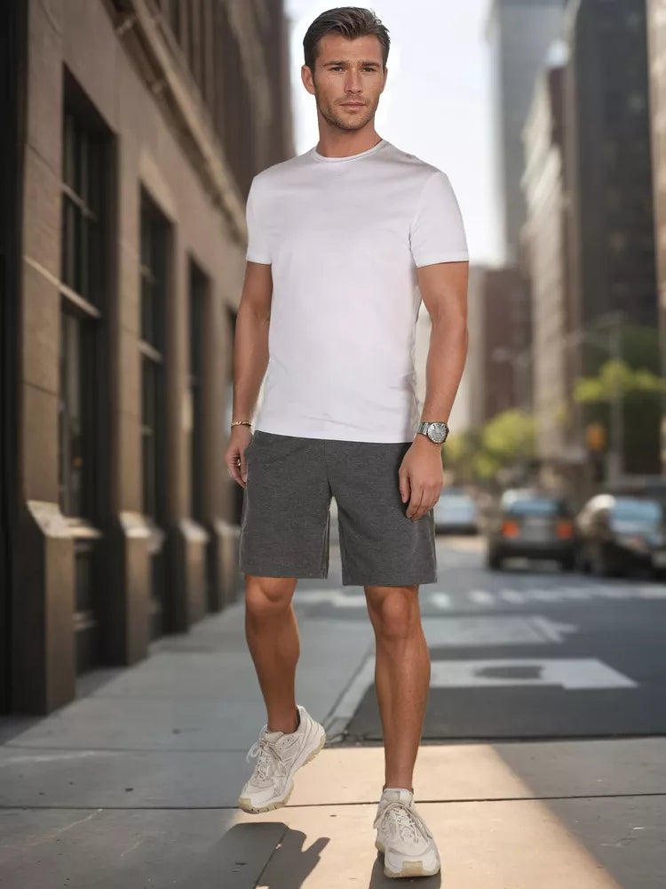 Men's dark gray shorts Light