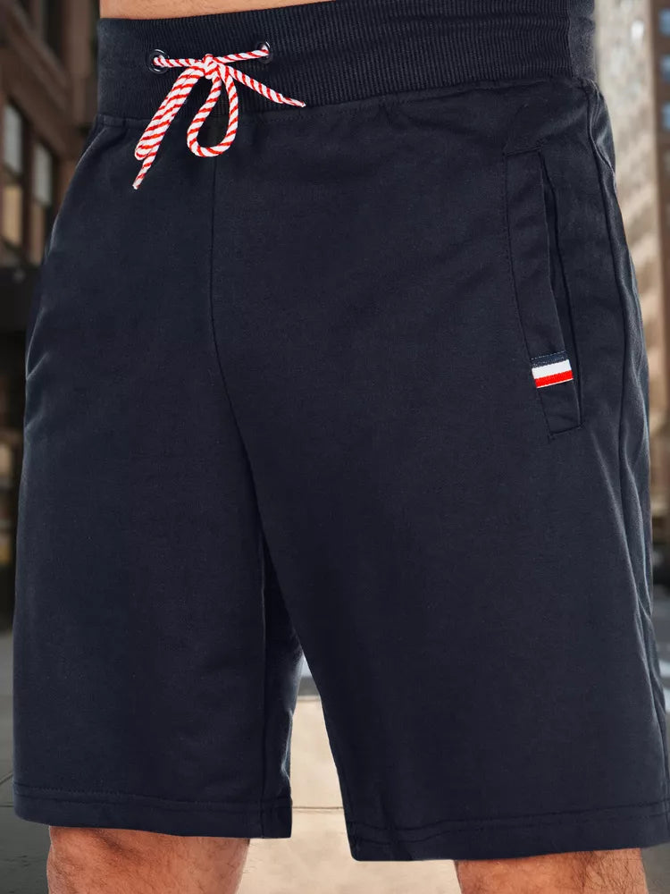 Men's dark blue shorts Light