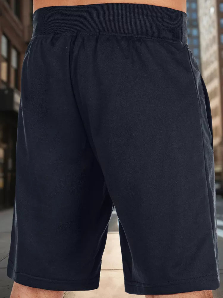 Men's dark blue shorts Light