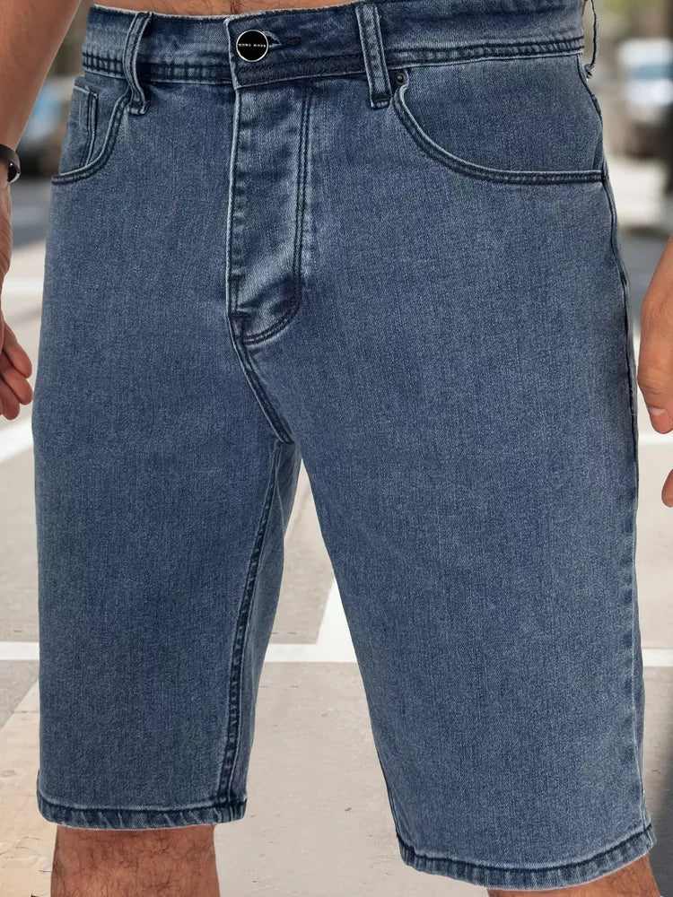 Men's blue denim shorts Jack