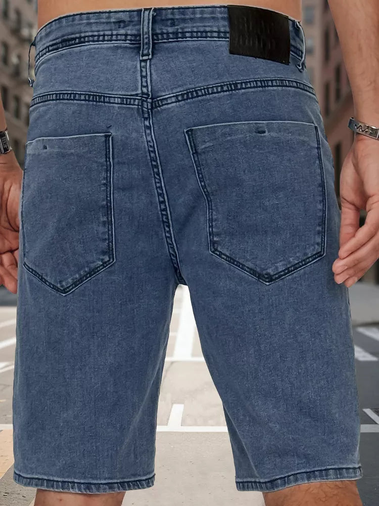 Men's blue denim shorts Jack