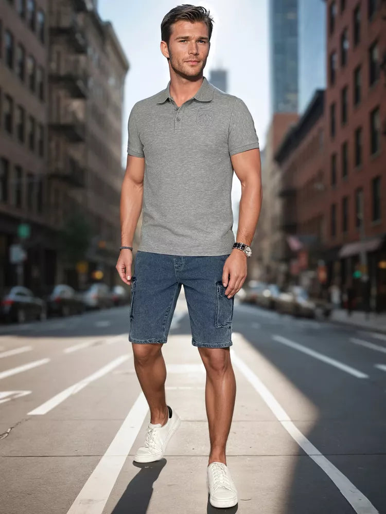 Men's blue shorts Aidis