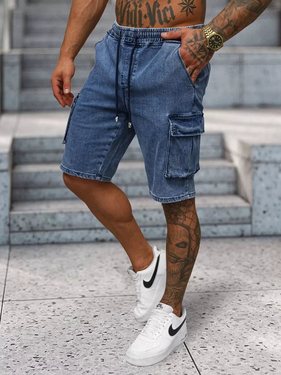 Men's denim blue shorts Walker