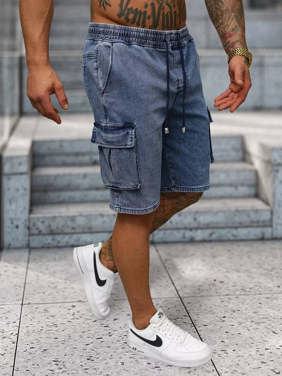 Men's denim blue shorts Walker