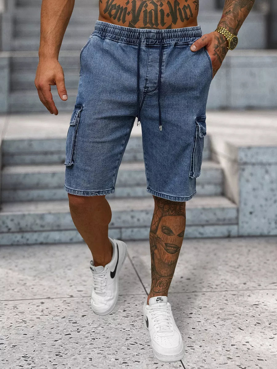 Men's denim blue shorts Walker
