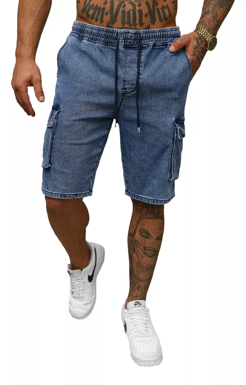 Men's denim blue shorts Walker
