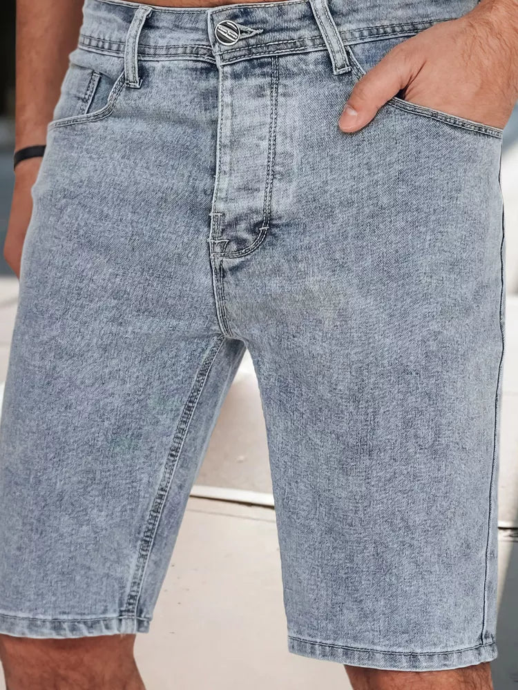 Men's light blue denim shorts Jack