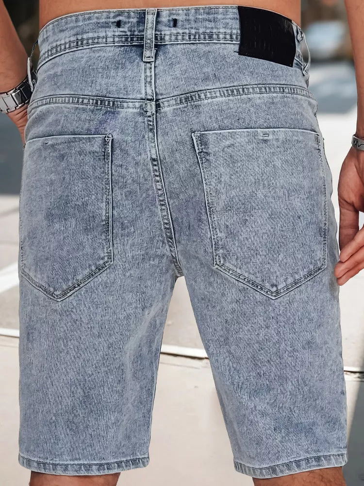 Men's light blue denim shorts Jack