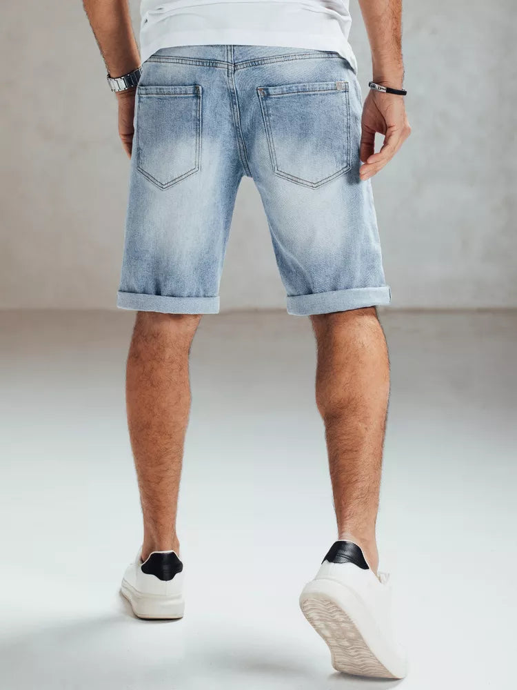 Men's blue denim shorts Jener