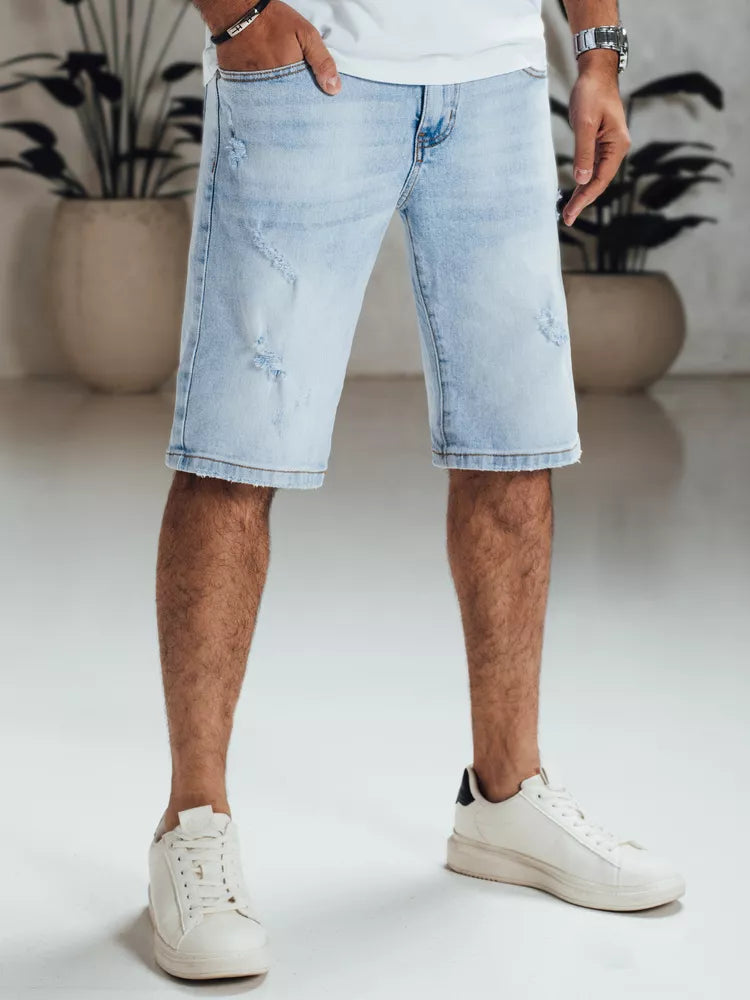 Men's blue denim shorts Unmi