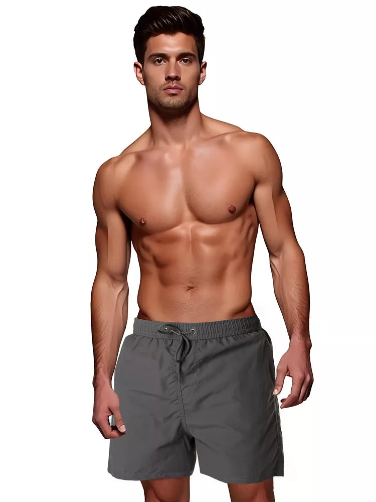 Men's dark gray swimming shorts Flesy