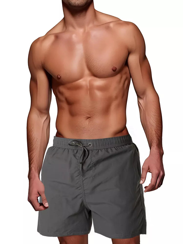 Men's dark gray swimming shorts Flesy