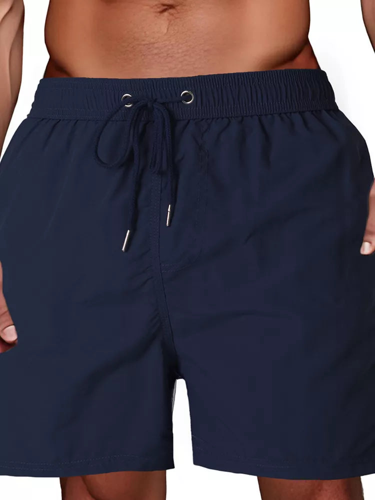 Men's navy blue swimming shorts Flesy