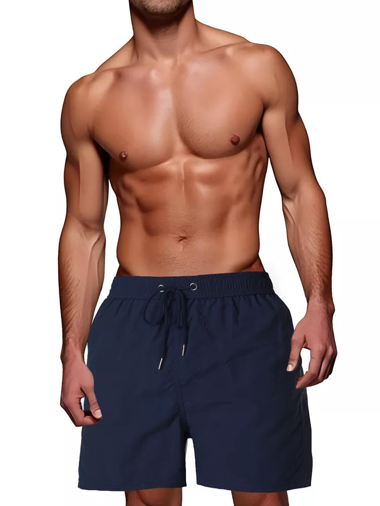 Men's navy blue swimming shorts Flesy